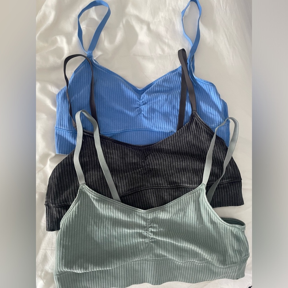Three Large Aerie Bralettes